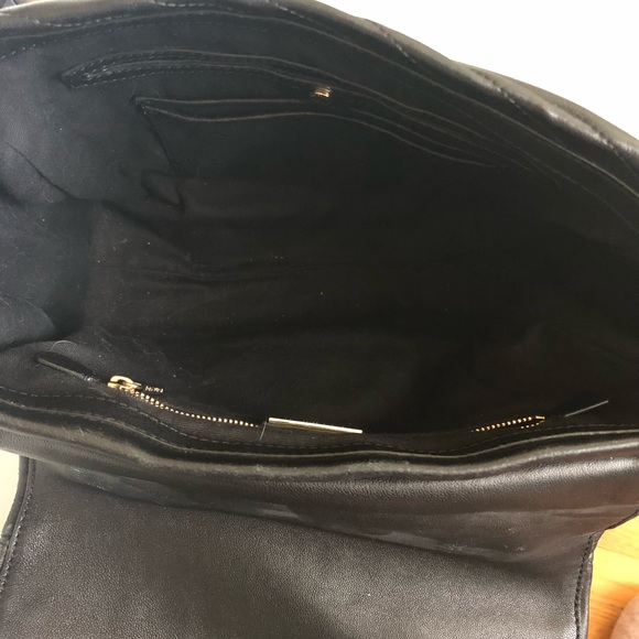 Tory Burch 797 Quilted Lambskin Satchel Bag, Black - Picture 4 of 8